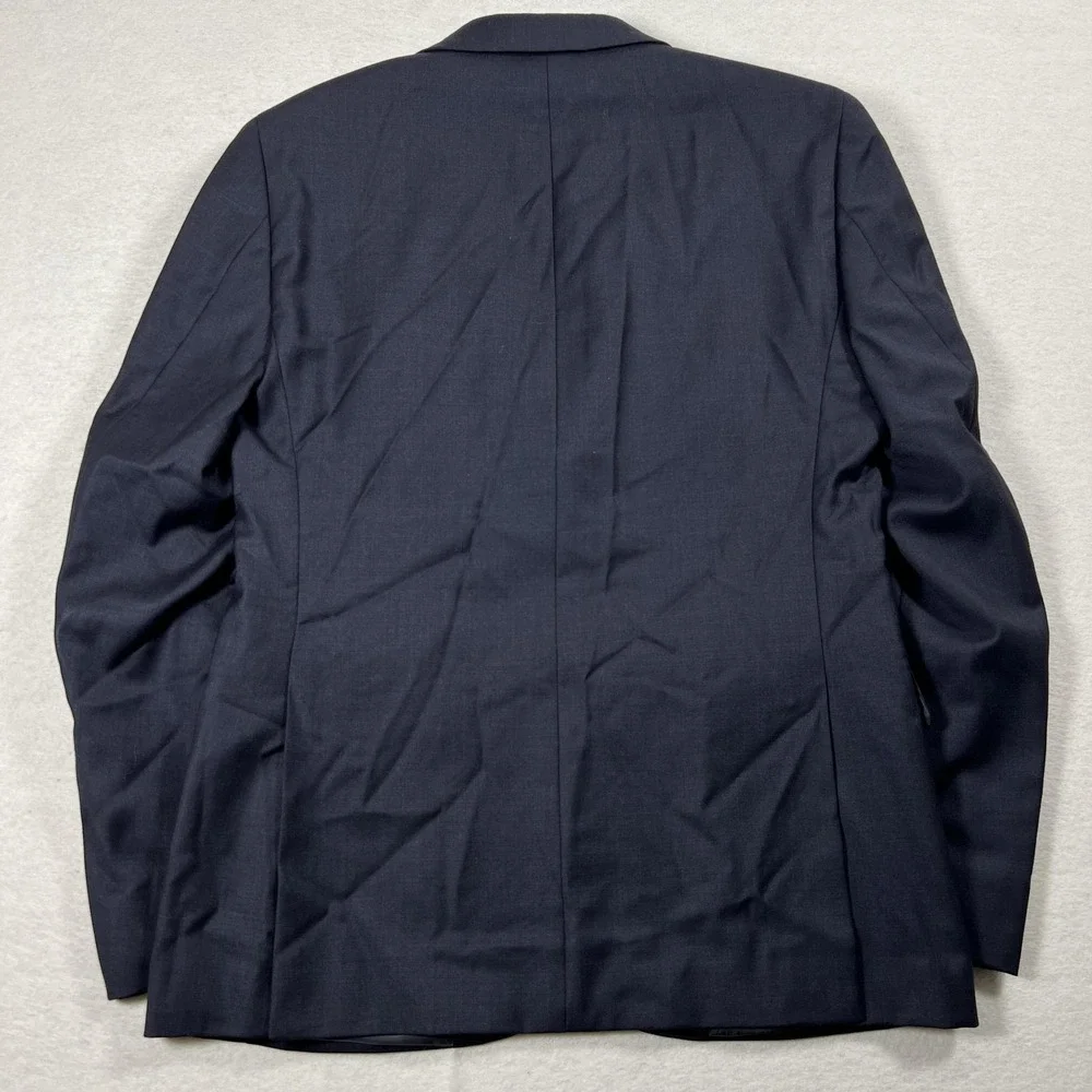 John Varvatos USA Blazer Mens 40R‎ Navy Wool Premium Tailored Two Button Jacket